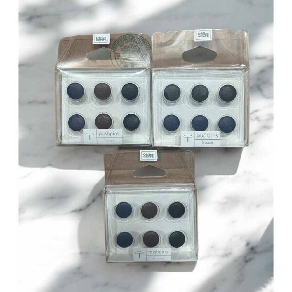 Office Depot‎ Decorative Push Pins 3 PACK